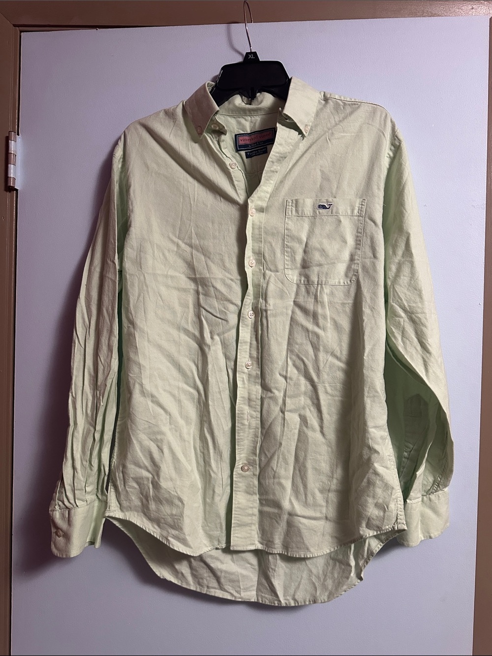 Vineyard Vines “Tucker Shirt” Pale Green Button-Down